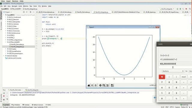 INFO1-Py - Numpy, integrales numericas смотреть онлайн