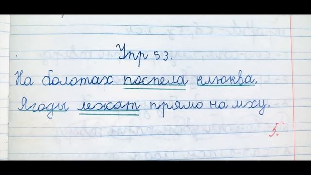 Решебник по русскому языку Канакина Горецкий 2 класс 1 часть номер 53 смотреть онлайн