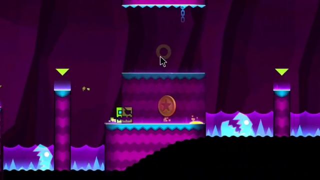 Geometry Dash Meltdown на мышке. Прохождение смотреть онлайн