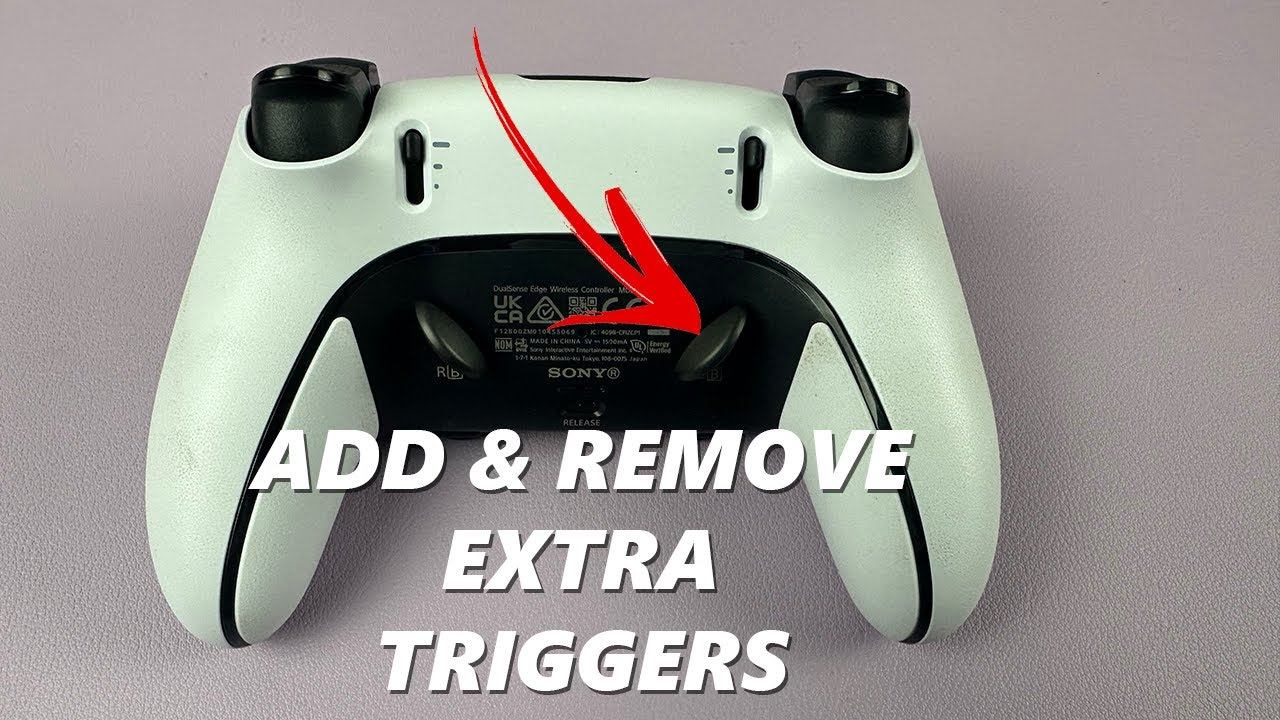 How To Add and Remove Extra Triggers On PS5 DualSense Edge Controller смотреть онлайн