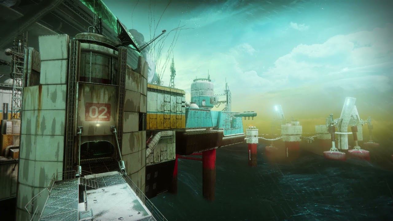 Titan, New Pacific Arcology, Siren's Watch, Link Bridge to The Rig смотреть онлайн