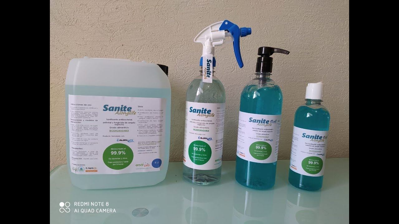 Sanite sanitizante antibacterial y antiviral 99.9 % efectivo en virus y bacterias смотреть онлайн