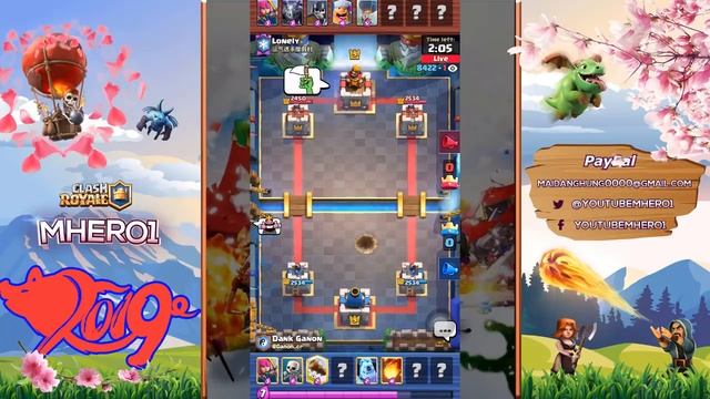 Dank Ganon 150 Wins Gameplays Global Tournament - Clash Royale смотреть онлайн