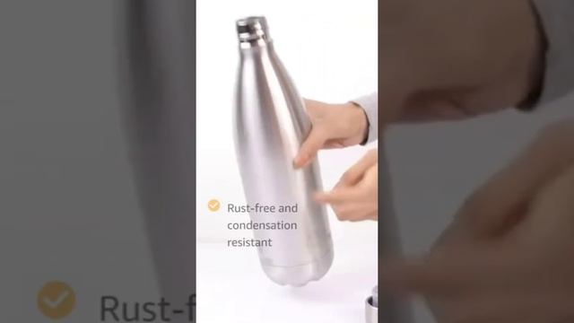 Solimo Stainless Steel Insulated water bottle, link available in description смотреть онлайн