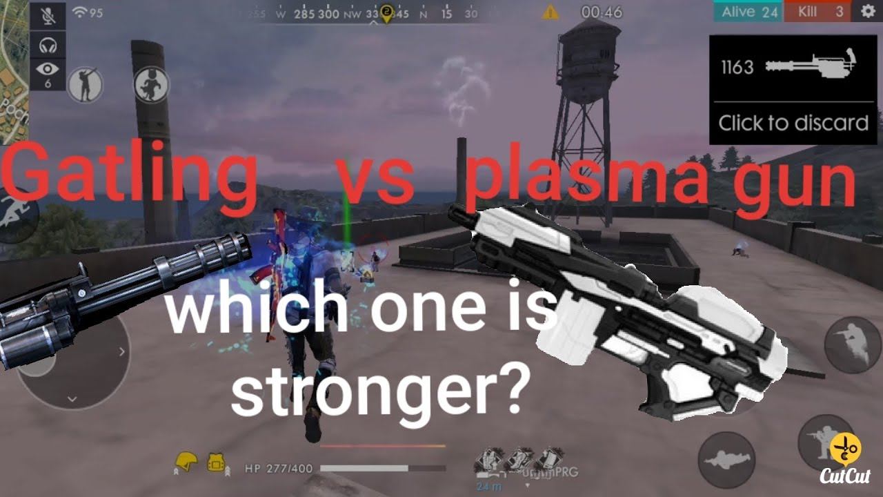 Gatling vs plasma gun [5] смотреть онлайн