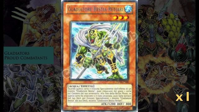Yu-Gi-Oh! - Decklist Gladiator Beast ITA HD смотреть онлайн