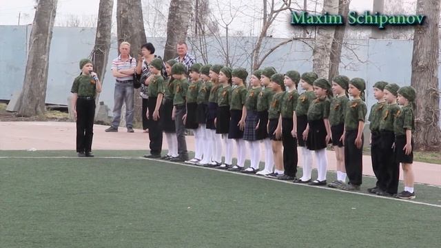 1 мая 2015 Строевая песня 5 Школа смотреть онлайн