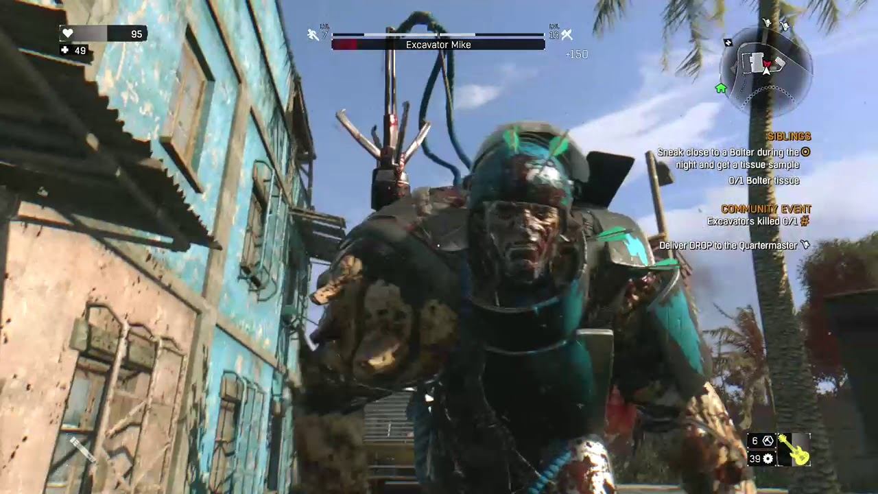 Killing Excavator Mike (Dying Light Community Event) смотреть онлайн