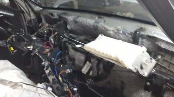 Замена радиатора печки Мерседес мл320/w163, что тебя ждёт🤯