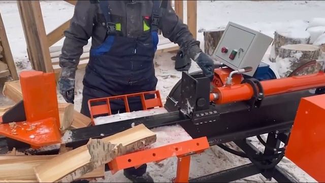 Дровокол электрический "Дровосек" / обзор смотреть онлайн