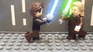 Lego Anakin Skywalker & Obi-Wan Kenobi VS Luke Skywalker & Rey
