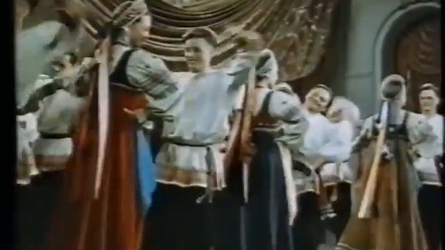 The Beauty Of Russian People - 1953 - RARE FOOTAGE Of Pyatnitski Choir  Хор им Пятницкого