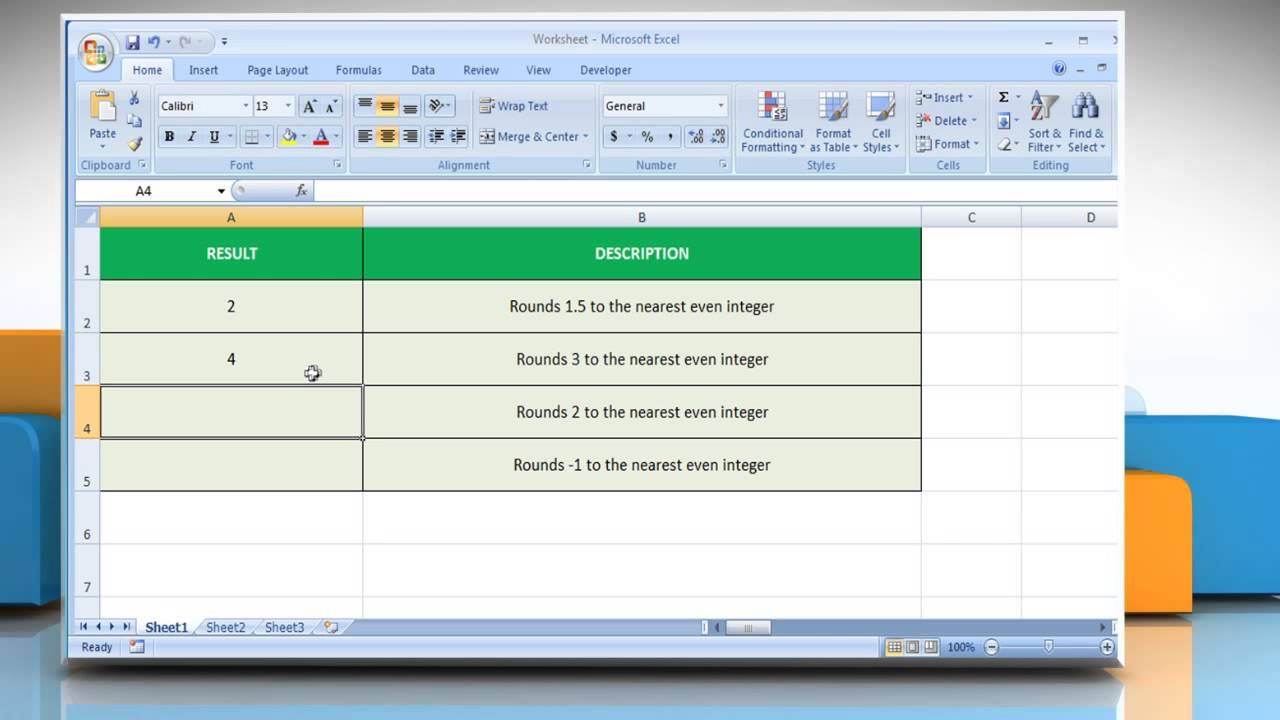 How to use the EVEN Function in Excel :Tutorial смотреть онлайн