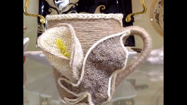 Декорирование джутом! смотреть онлайн