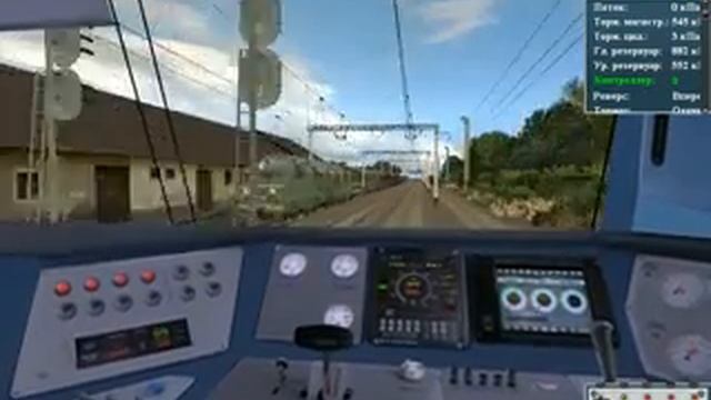 Управление электровозом ЭП1М смотреть онлайн