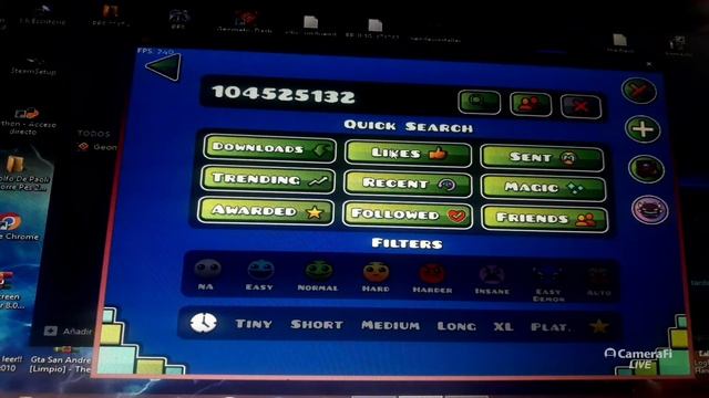 Jugando NIVELES de SUSCRIPTORES (Level Request) LivingHellGD | Geometry Dash 2.2 смотреть онлайн