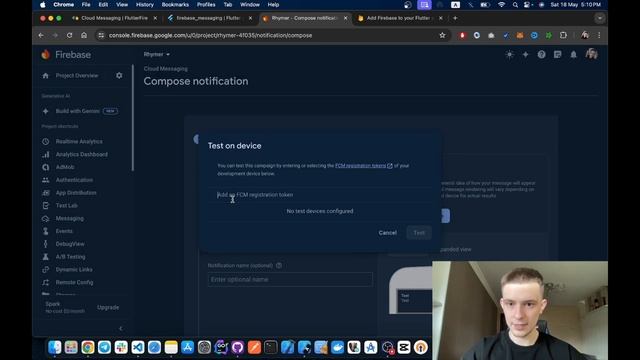 Как отправить PUSH уведомление ? | Firebase Cloud Messaging | Приложение на Flutter с нуля №16 смотреть онлайн