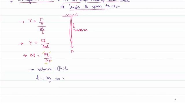 Elongation in wire interns of Mass and Length of Wire for IIT-JEE and NEET Physics смотреть онлайн