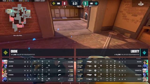 ODDIK x Liberty (Mapa 3: Ascent) | VALORANT Elite Cup: Etapa Radiante смотреть онлайн