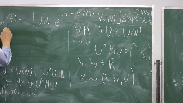 Б.A. Дубровин. Случайные матрицы и интегрируемые системы, лекция 2 смотреть онлайн