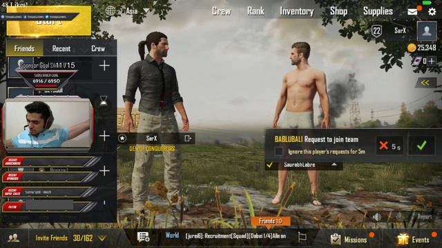 PUBG MOBILE LIVE [4 WINS STREAK] смотреть онлайн
