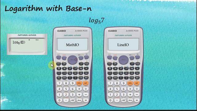 Casio Fx-570ES Plus / Casio Fx-991ES Plus Calculator - Indices, Logarithm & Roots