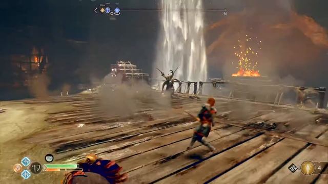 God of War : Brok and the Aemir hammer / PlayStation PRO gameplay смотреть онлайн