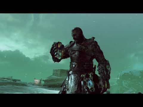 God of War 4 PC II Part 10 II Save Atreus from Illness & Defeat Bridge Keeper Giant смотреть онлайн