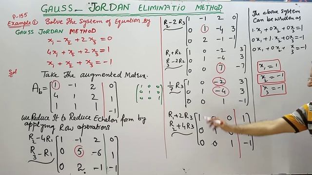 Ch# 4 | LINEAR EQUATIONS | GAUSS JORDAN METHOD | Mathematical Method By SM Yusuf (Lec-4) in Hindi смотреть онлайн