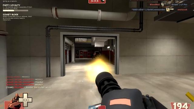 Team Fortress 2 - Unusual Officer's Ushanka - Burning flames effect | gameplay смотреть онлайн