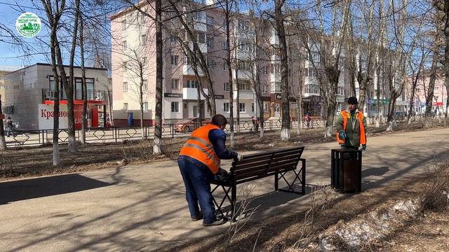 СЧиП. Установка скамеек. 30.03. 2023.