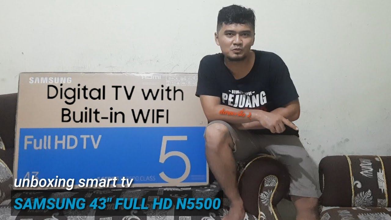 Unboxing smart TV Samsung full HD N5500 Seri ke 5 #samsungsmarttv #samsungindonesia #tvfullhd43inc смотреть онлайн