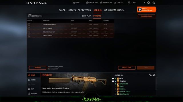 Warface Fast Cup 1/8 & 1/4 - Repulse & CyReX смотреть онлайн