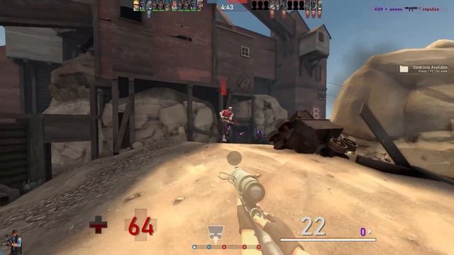 [Team Fortress 2] TF2 PUB SNIPER Kill montage смотреть онлайн