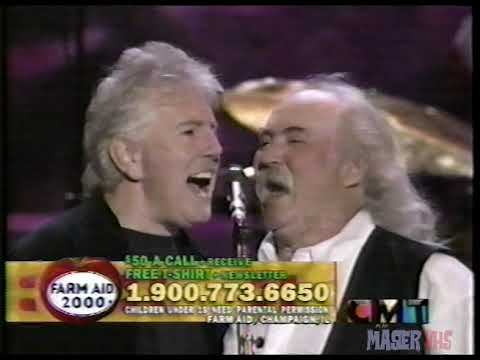 CSNY Crosby Stills Nash Young Live USA cable TV 90's TNN Live Neil Young смотреть онлайн
