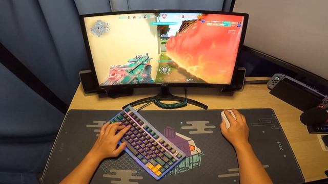 Using TenZ's mouse to play VALORANT Swiftplay ! ( POV ASMR ) смотреть онлайн