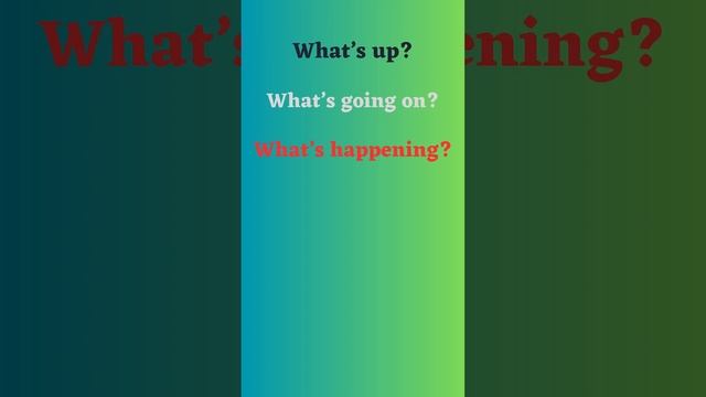 Informal Ways to Ask “What Are You Doing” смотреть онлайн