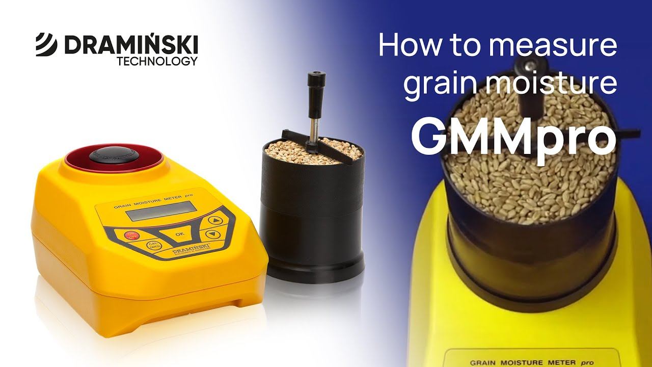 Grain moisture meter DRAMIŃSKI GMM pro. How to measure grain moisture content? (EN) смотреть онлайн