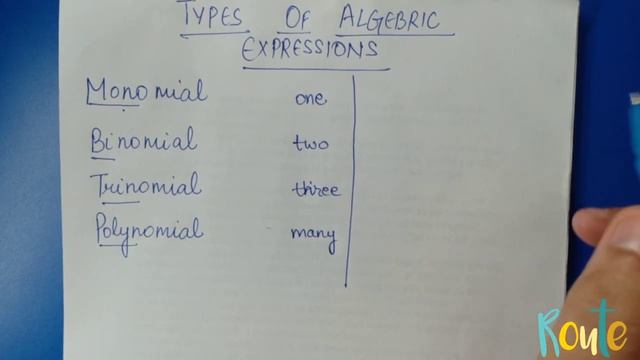Types of algebraic expressions || monomial binomial trinomial and polynomial class 7 chapter 12 смотреть онлайн