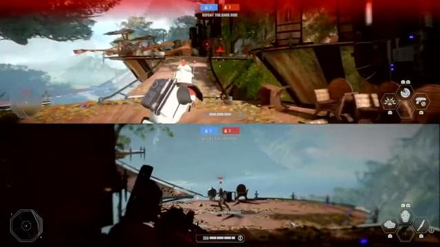 Droids vs Clones on kasyyyk [star-wars battlefront 2 funny moments] смотреть онлайн