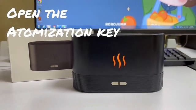 3D Fire Flame Defuser Air Humidifier Portable Mini Led Perfume Essential Oi Diffuser смотреть онлайн