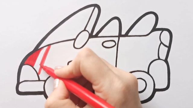 Как нарисовать КАДИЛЛАК / раскраска для детей / Нарисуй Ка смотреть онлайн