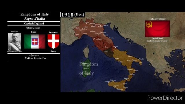 ~Tripolar Front: Alternate History Of Italy (1848-2022)