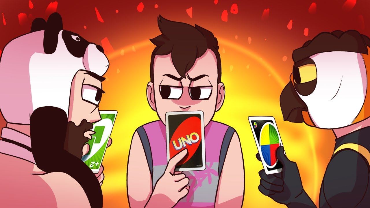 Intense Three-Way Uno Standoff! (Uno w/ Vanoss, Panda, and Ohmwrecker) смотреть онлайн