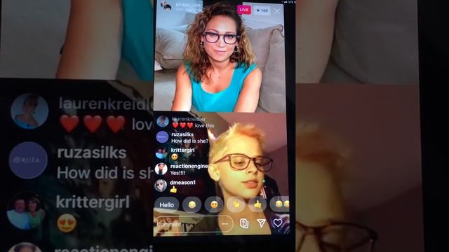 Zoe Hines on Instagram live with Ginger Zee of ABC’s GMA 7/24/2020 смотреть онлайн