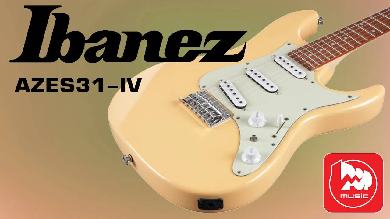 Ibanez AZES31 - электрогитара SSS с возможностью звучания хамбакеров смотреть онлайн