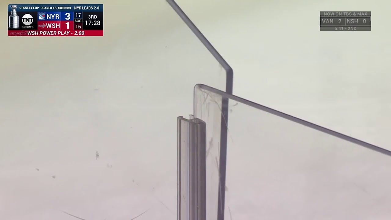 Ivan Miroshnichenko hits Rempe and damages a glass in game 3 vs Rangers (26 apr 2024) смотреть онлайн