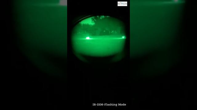 NVG Helipad Light through Night Vision Goggles(in IR-DIM Flashing Mode). смотреть онлайн