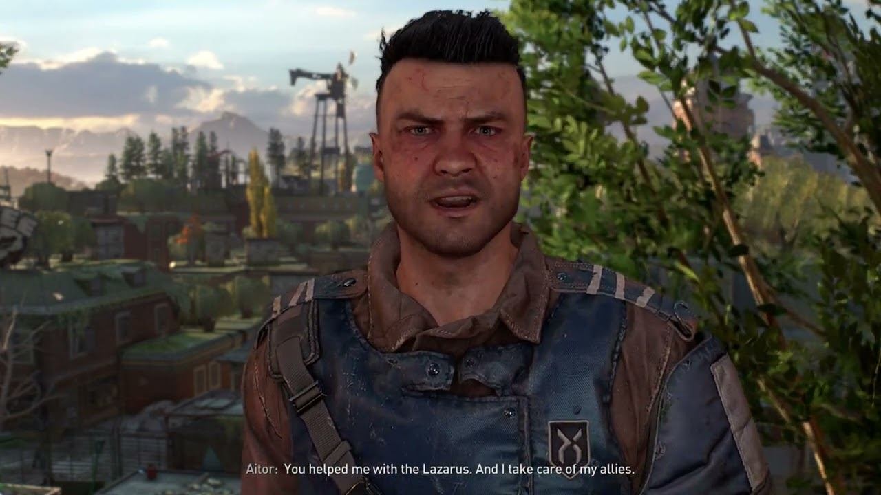Dying Light 2 - The Raid: Meet with Aitor "I Take Care of My Allies" PK Spy Dialogue Tree Cutscene смотреть онлайн