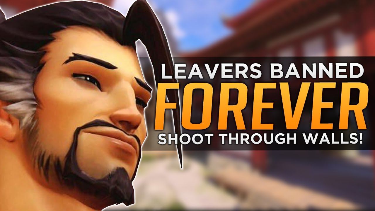 Overwatch: Leavers Banned FOREVER!? - Shoot THROUGH Walls Exploit!